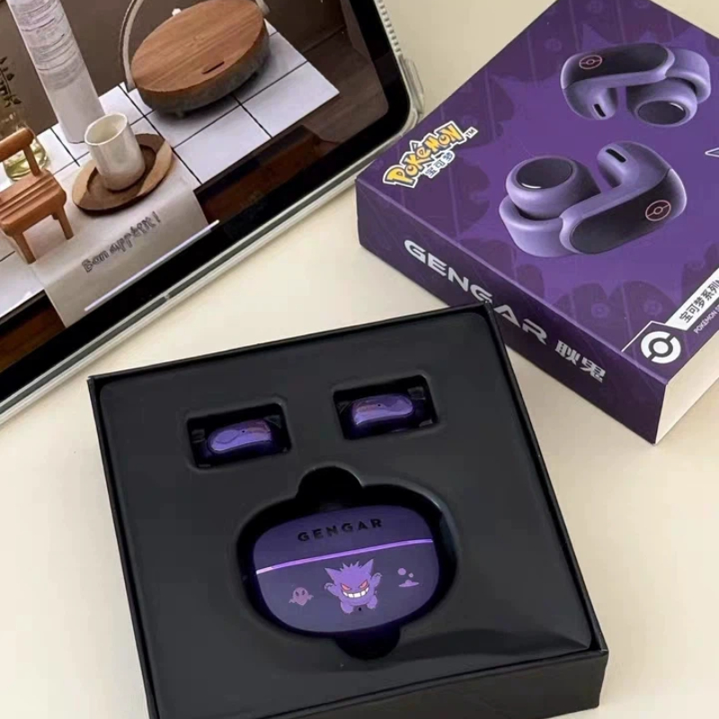 Bluetooth Headset On Ear - 애니메이션 포켓몬 Gengar 피규어 블루투스 이어