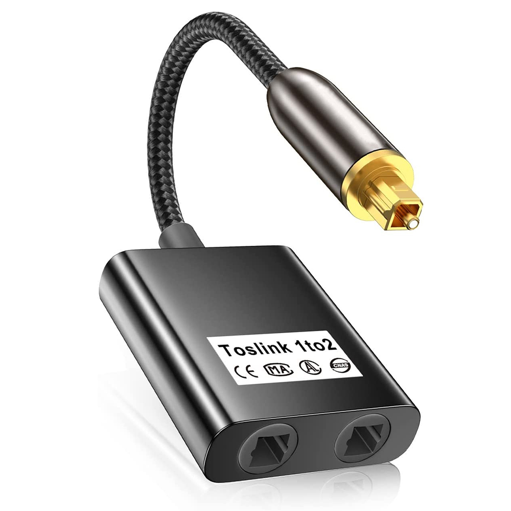 Audio Splitter Y - SPDIF 광학 토스링크 광섬유 오디오 섬유