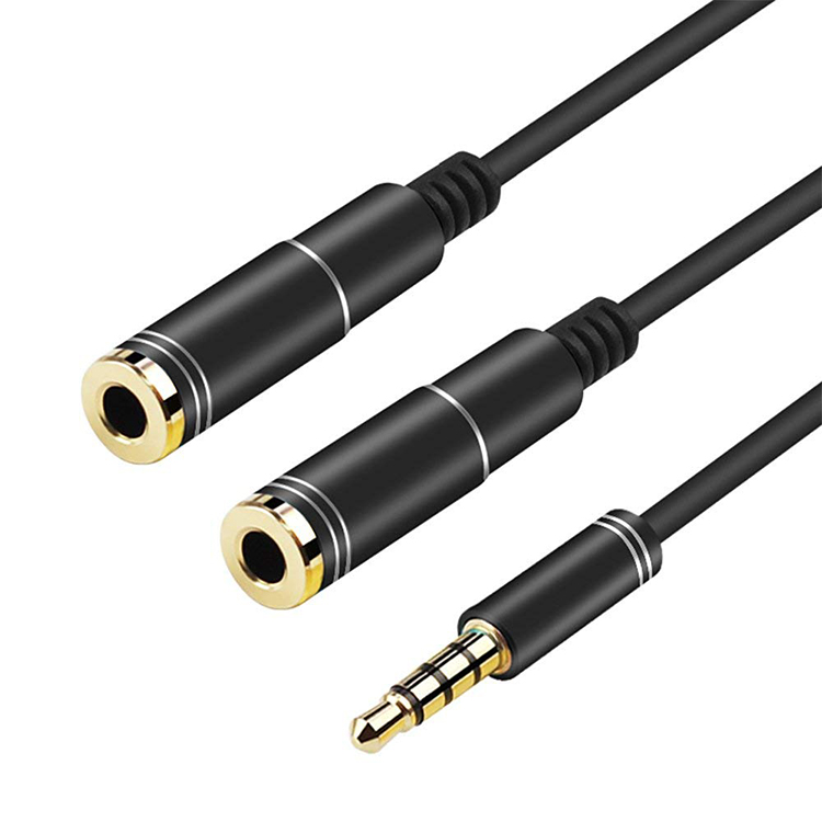 Earphone Splitter Jack - 3.5mm 마이크 Y 모바일 오디오 분배기
