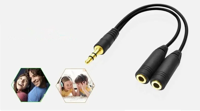 헤드폰 분배기, 3.5mm 연장 케이블 오디오 스테레오 - Audio Splitter Y 리뷰 및 가격