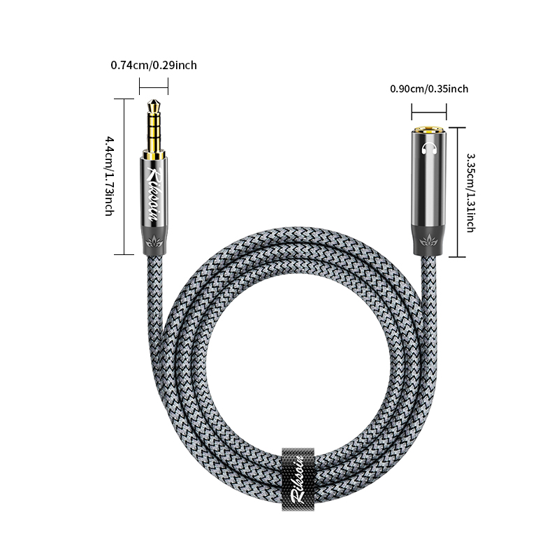 Riksoin 3.5mm 헤드폰 연장 케이블, 남성-여 - Cable Extension 3.5 리뷰 및 가격