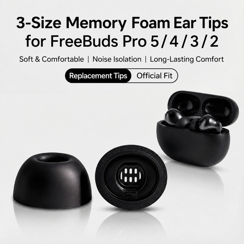 3중 레이어 메모리폼 이어팁 소음 차단 이어캡 슬리브  - Earphone Foam Tip 리뷰 및 가격